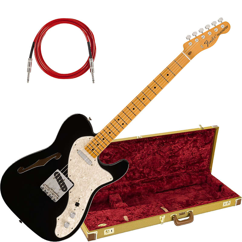 

Электрогитара Fender Vintera II 60s Telecaster Thinline - Black W/ HARDCASE