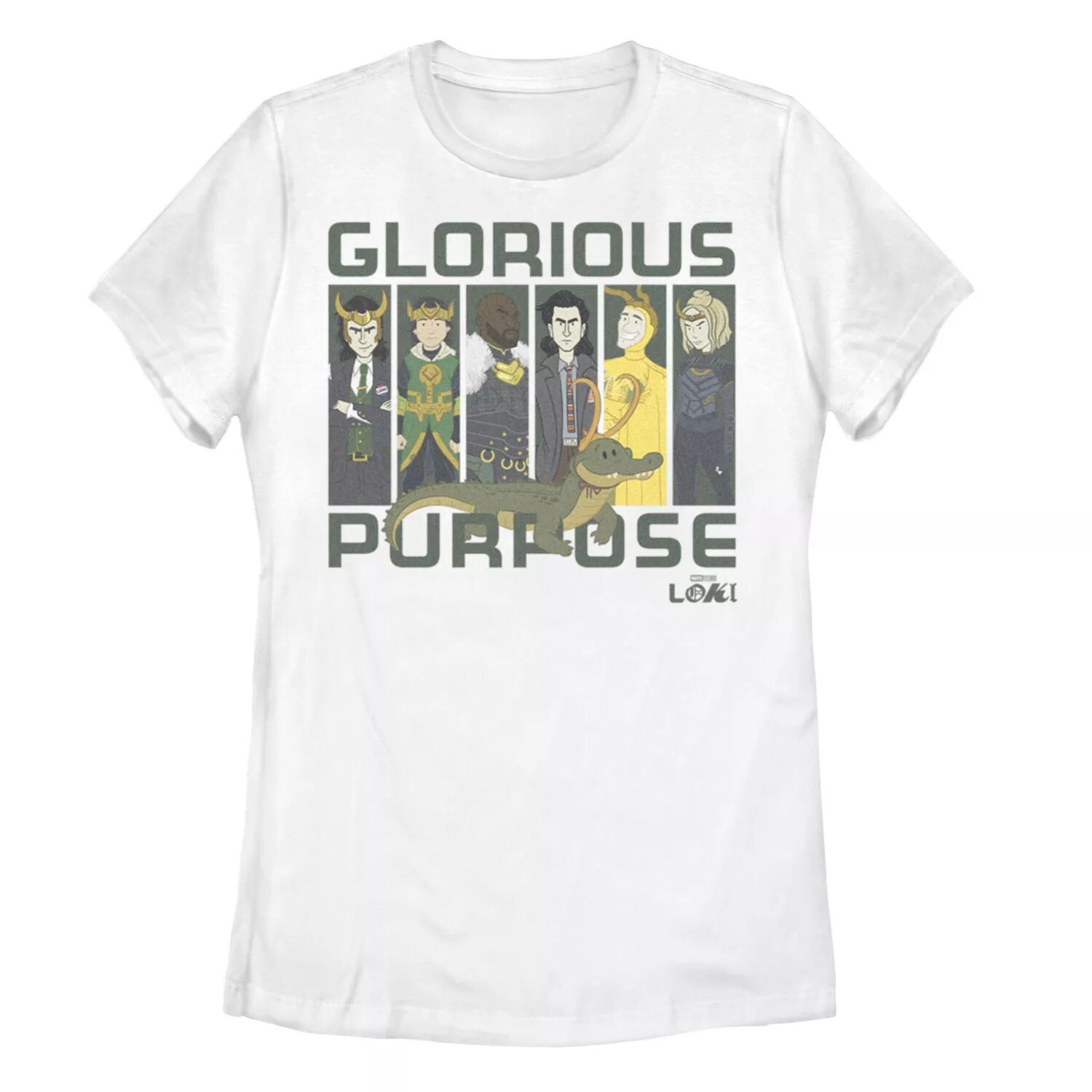 

Футболка с вставками Glorious Purpose для юниоров Marvel Loki Variants Licensed Character