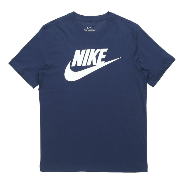 цена Футболка Nike AS Men's Nike Sportswear Tee ICON FUTURA MIDNIGHT Navy, цвет dark