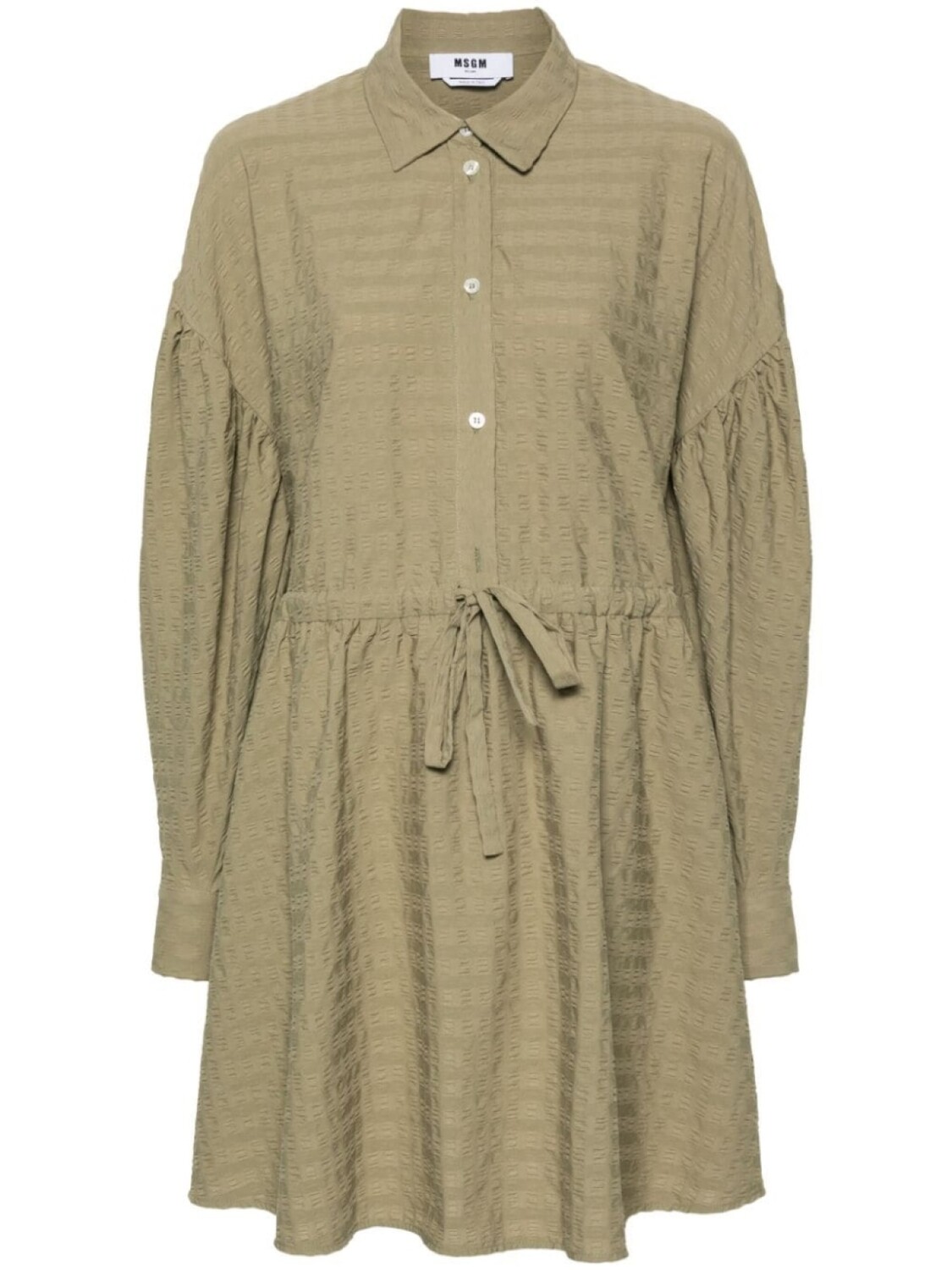

MSGM платье с длинными рукавами, зеленый