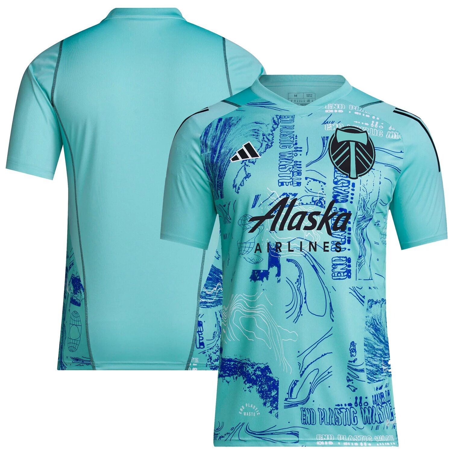

Мужское джерси adidas Green Portland Timbers 2023 One Planet Replica