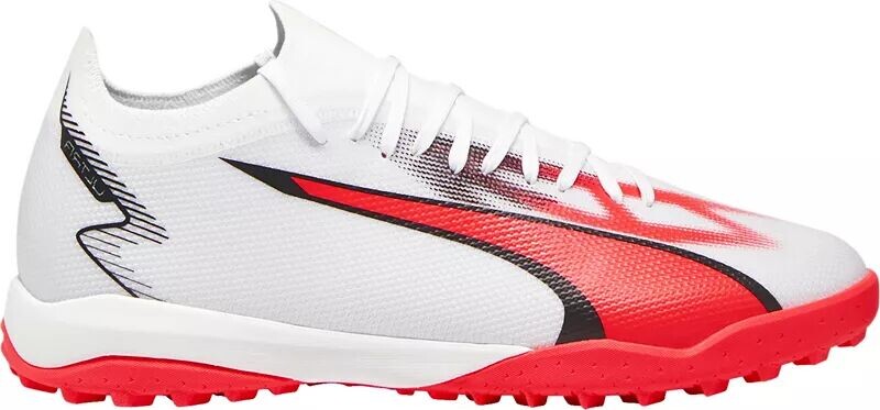 

Футбольные бутсы Puma Ultra Match для газона, белый/красный