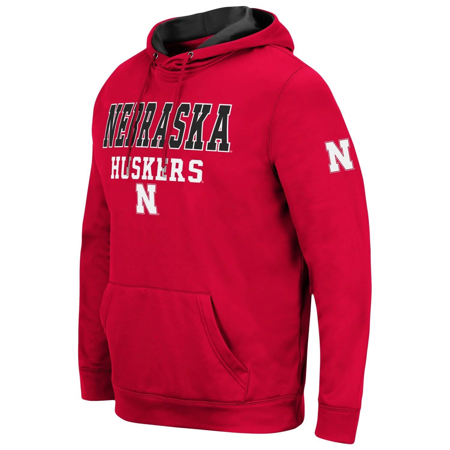 

Мужской пуловер с капюшоном Colosseum Scarlet Nebraska Huskers Sunrise