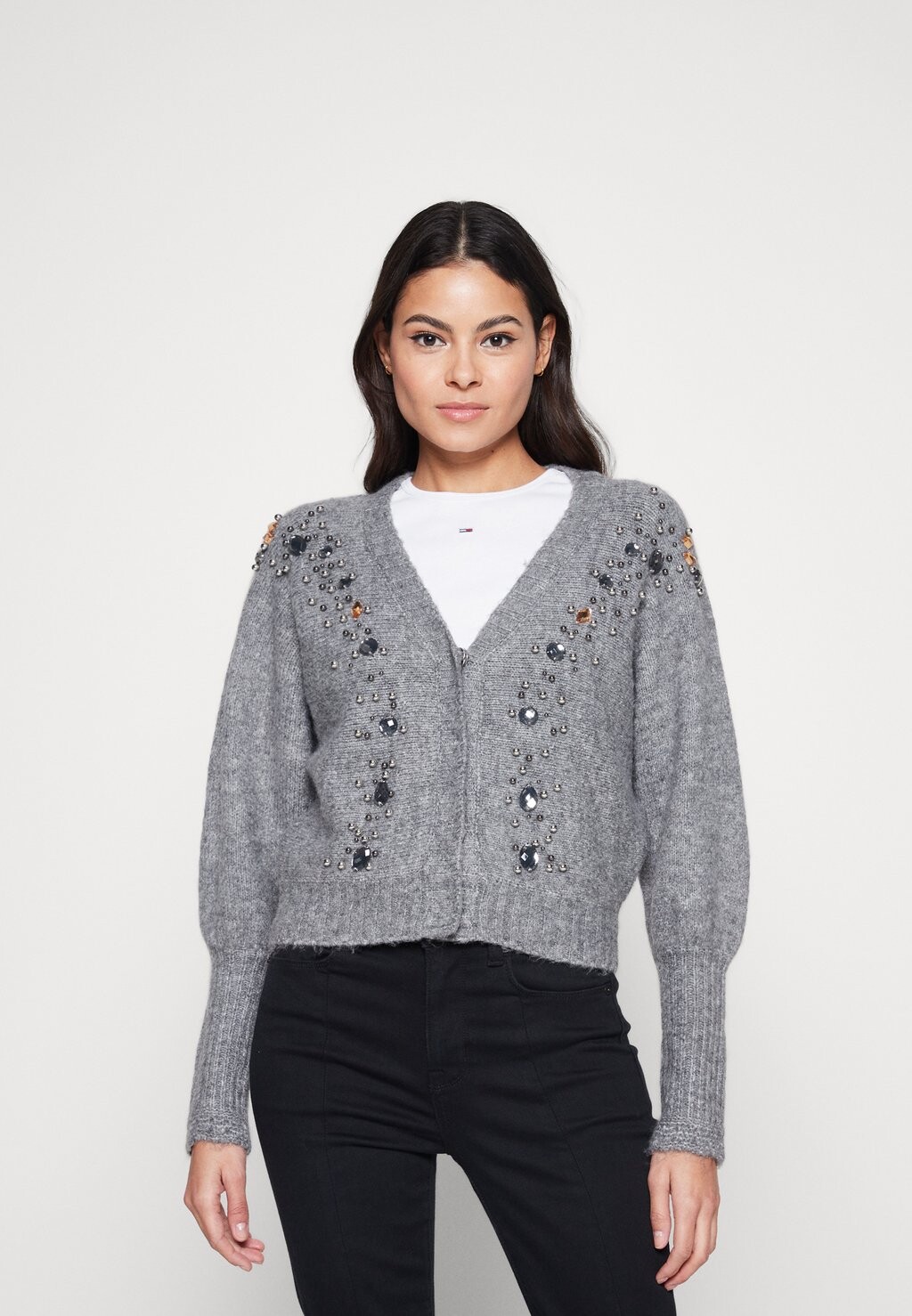 

Кардиган ONLY Julia L/S Batwing, серый