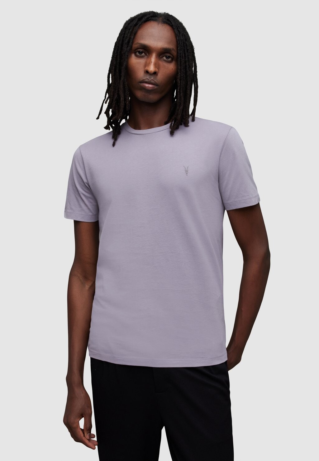 

Футболка базовая AllSaints, цвет spaced lilac