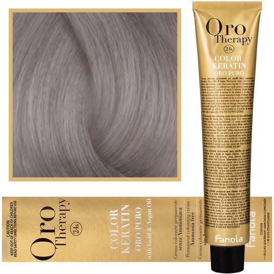 Краска для волос, 100 мл Fanola, Oro Therapy, Color Keratin Oro Puro, 10.1