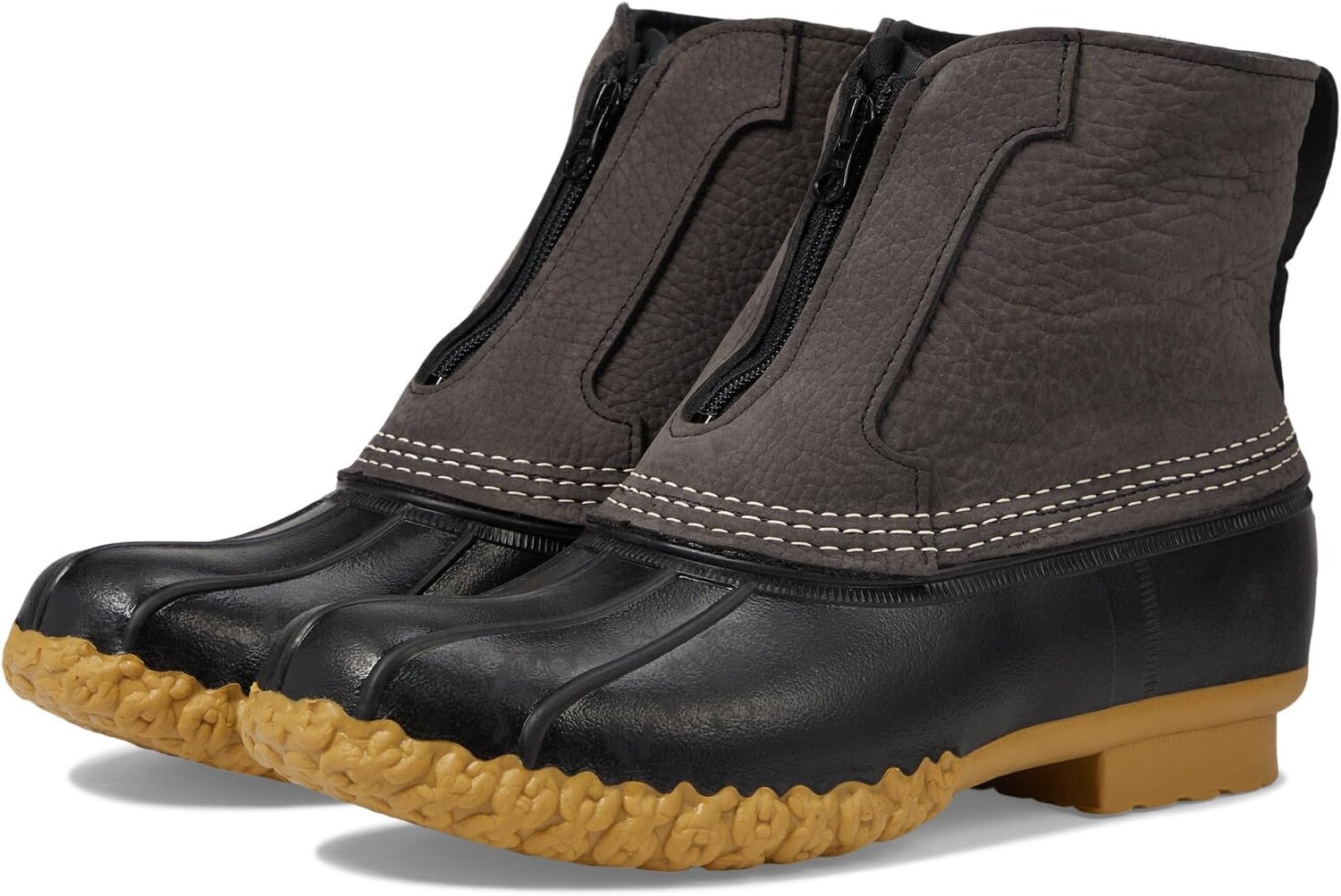 

Резиновые сапоги Bean Boot 8" Front Zip Fleece Lined L.L.Bean, цвет Graphite/Black/Gum/Red Black Plaid