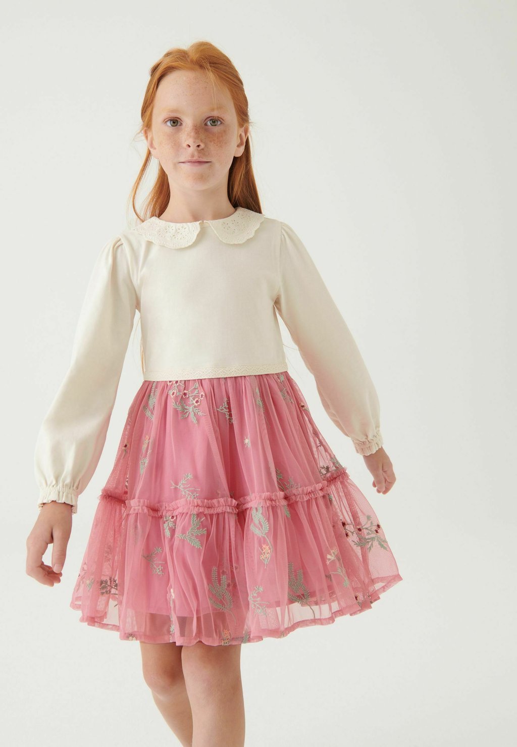 

Дневное платье COLLARD TWOFER Laura Ashley, цвет pink cream