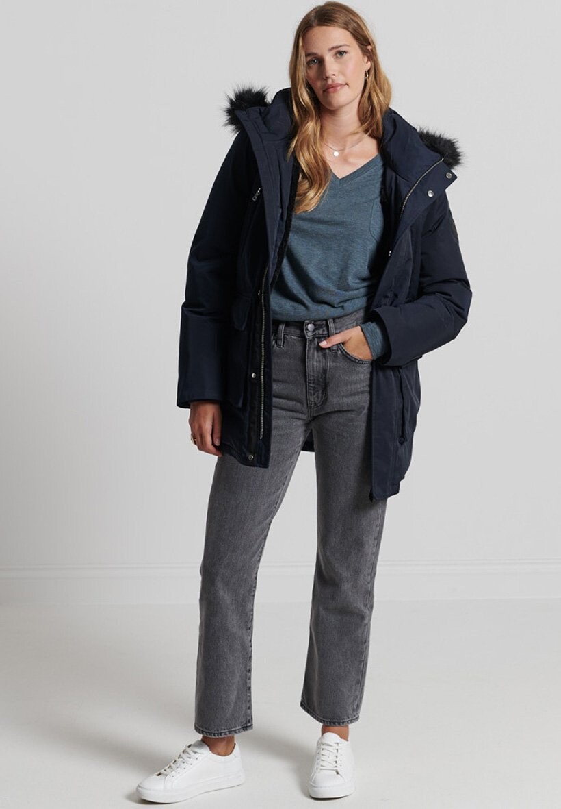 

Топ с длинными рукавами Superdry, синий