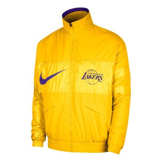 Куртка Nike NBA Lakers Courtside Jacket 'Yellow', желтый