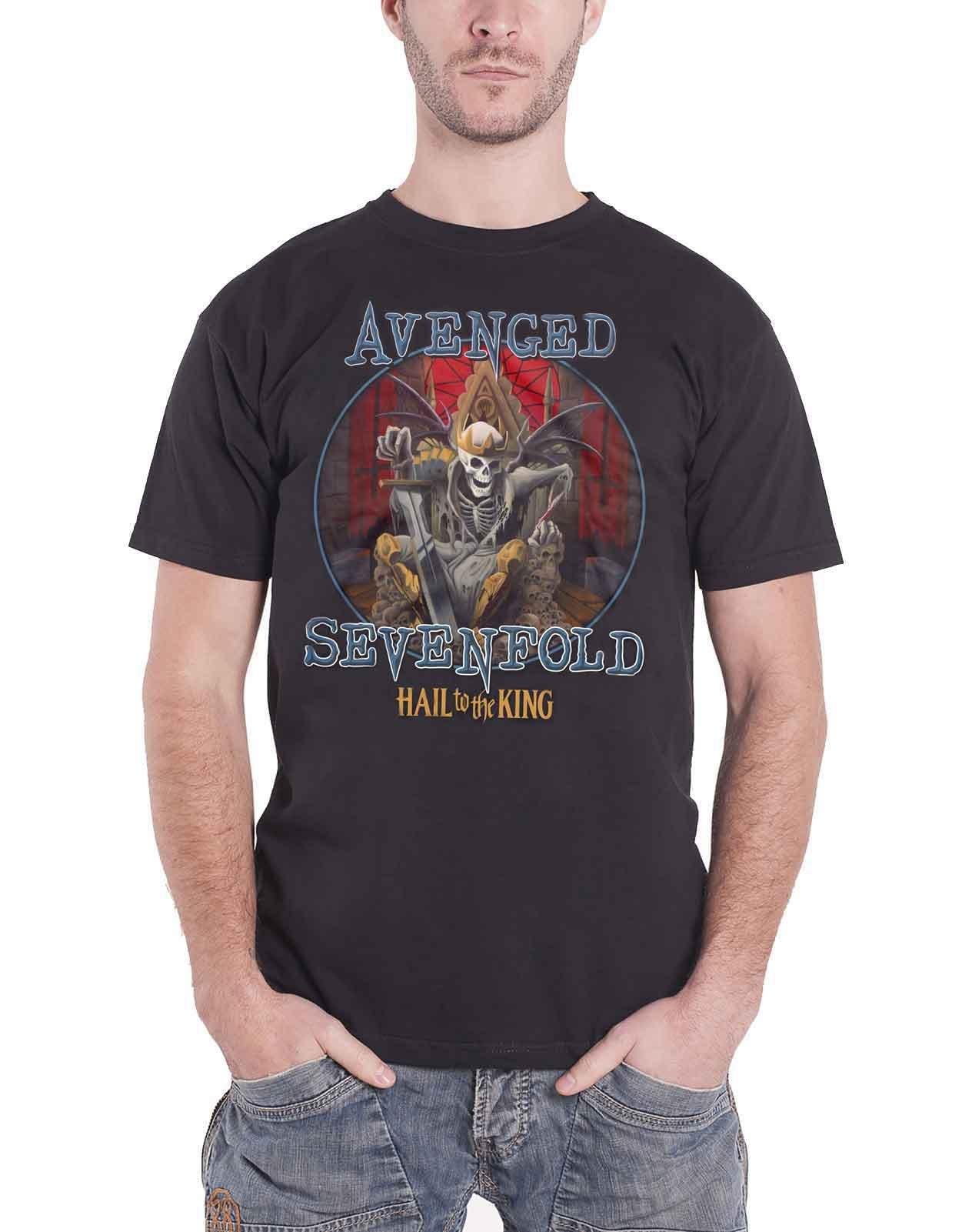Футболка «Смертельное правило» Avenged Sevenfold, черный кружка черная музыка метал avenged sevenfold шэдоус синистер вендт the rev 9951