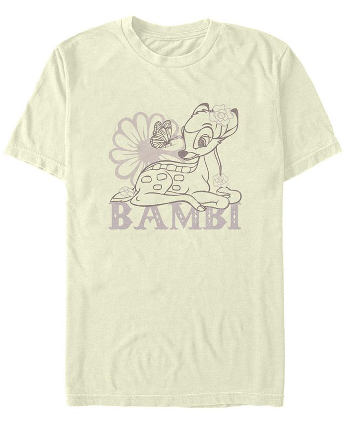 Мужская футболка с короткими рукавами и простыми цветами Bambi Fifth Sun, тан/бежевый бэмби