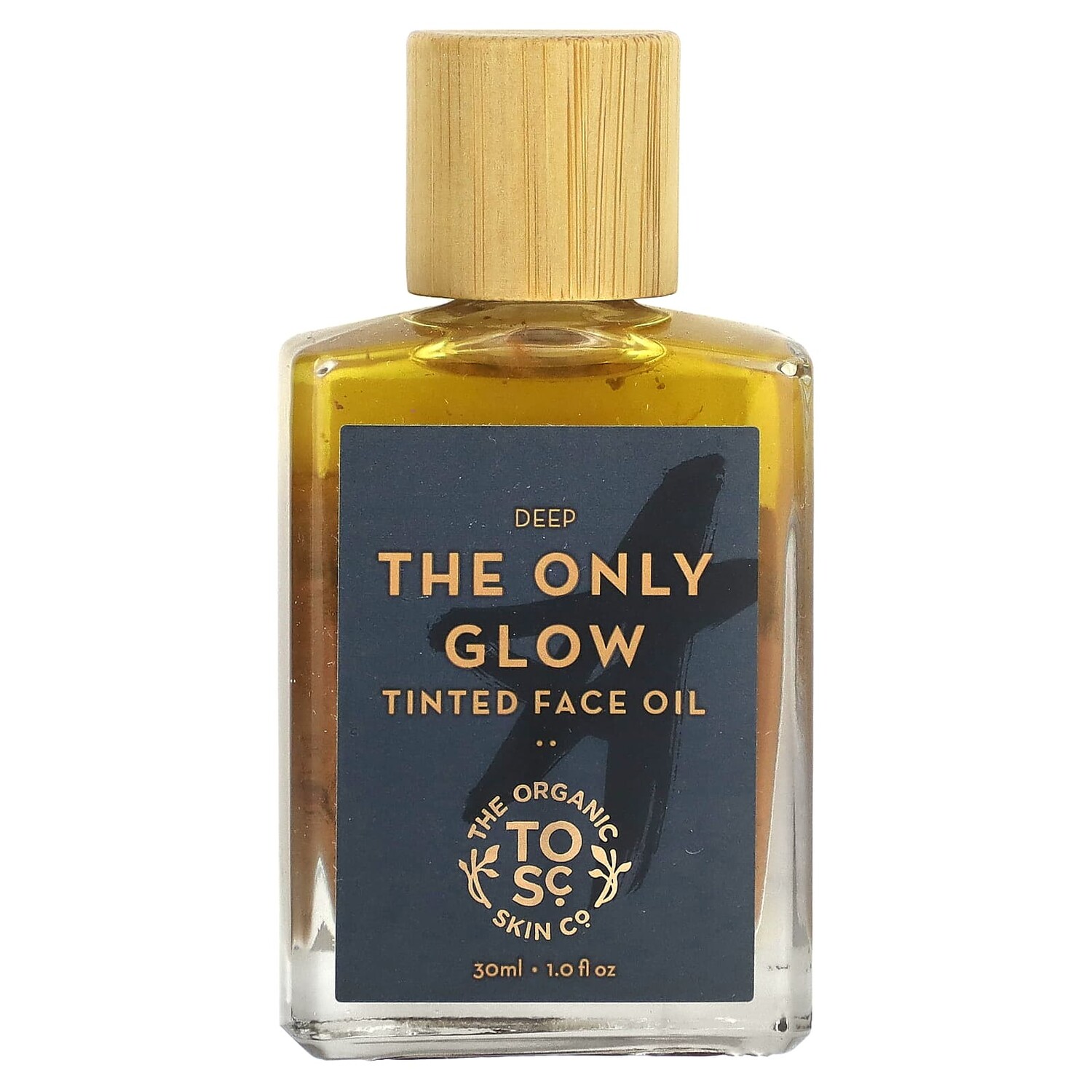 

The Only Glow, тонирующее масло для лица, глубокий, 1 фл. (30 мл), The Organic Skin Co.