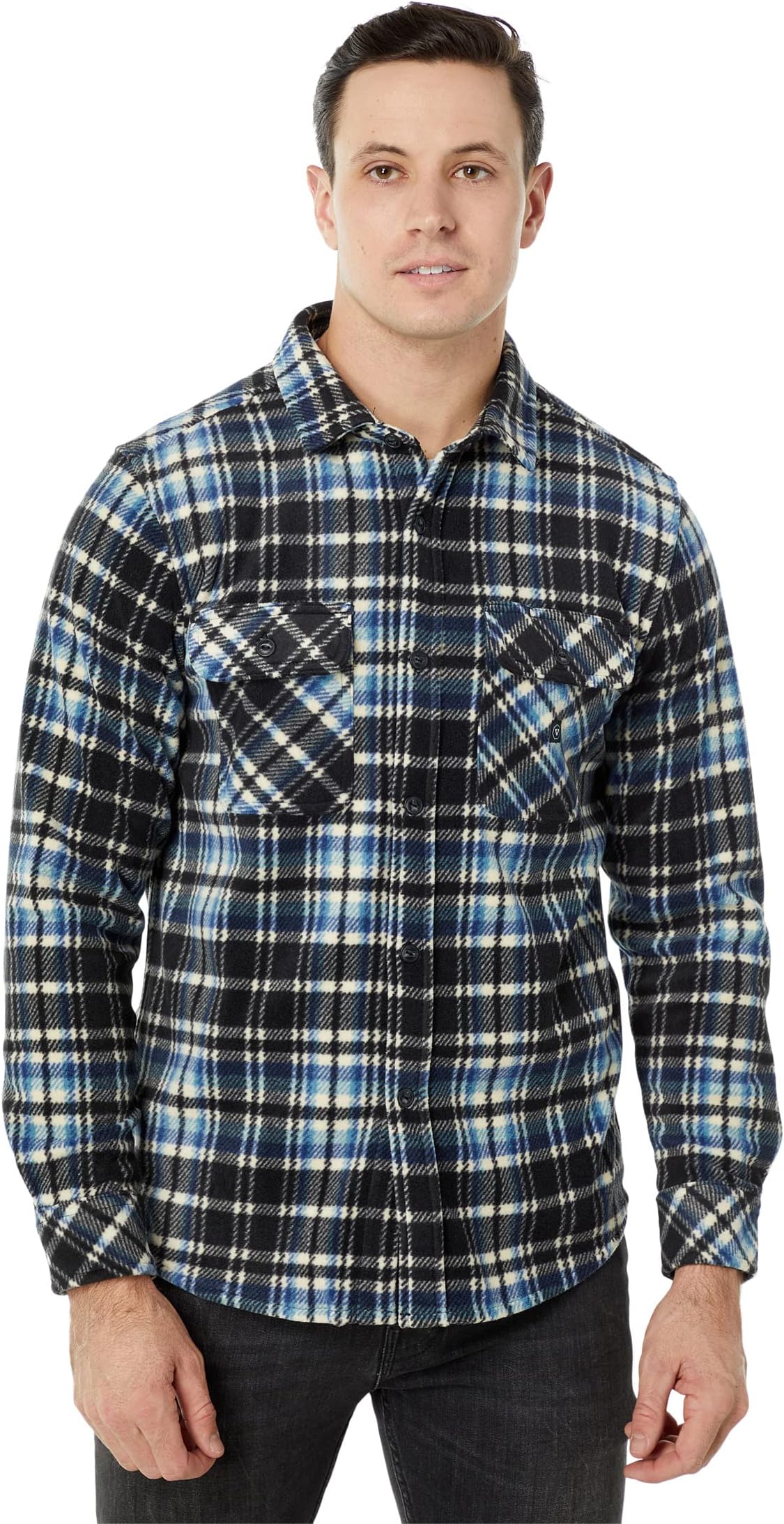 

Лонгслив VISSLA Eco-Zy Long Sleeve Polar Flannel, цвет Deep Royal