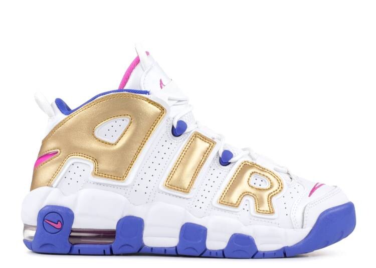 

Кроссовки Nike AIR MORE UPTEMPO GS 'FUCHSIA BLAST', белый
