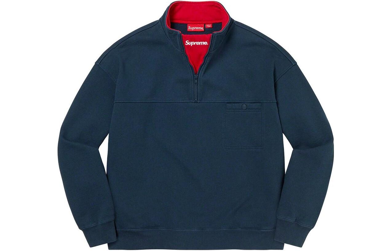 

Толстовка унисекс Supreme, темно-синий