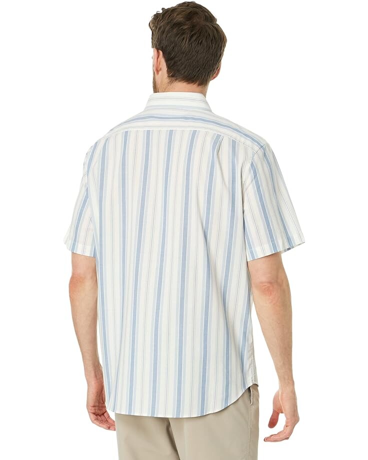 

Рубашка Nautica Sustainably Crafted Striped Short Sleeve Shirt, цвет Sail White