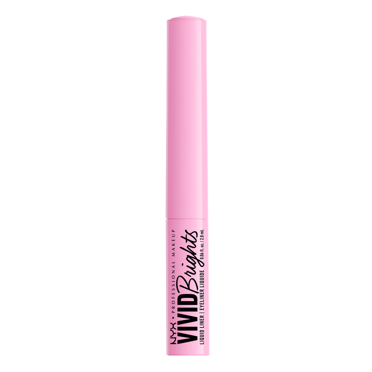 Подводка для глаз в розовой кисточке для век Nyx Professional Makeup Vivid Brights, 3,5 мл