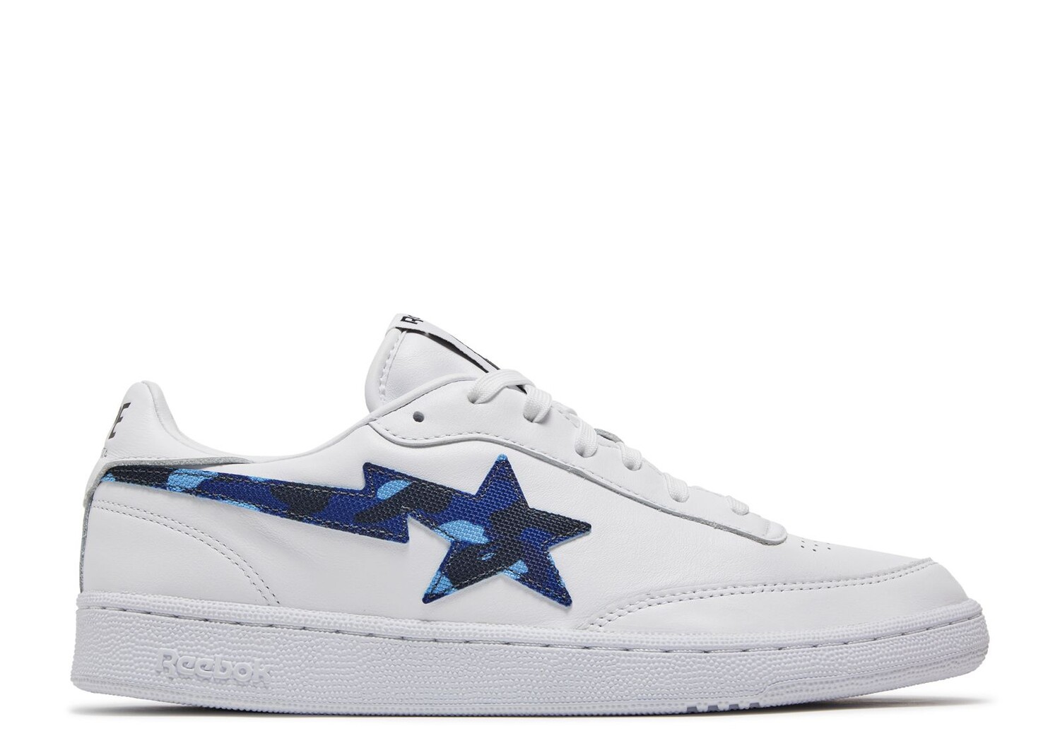 

Кроссовки Reebok Bape X Club C, белый