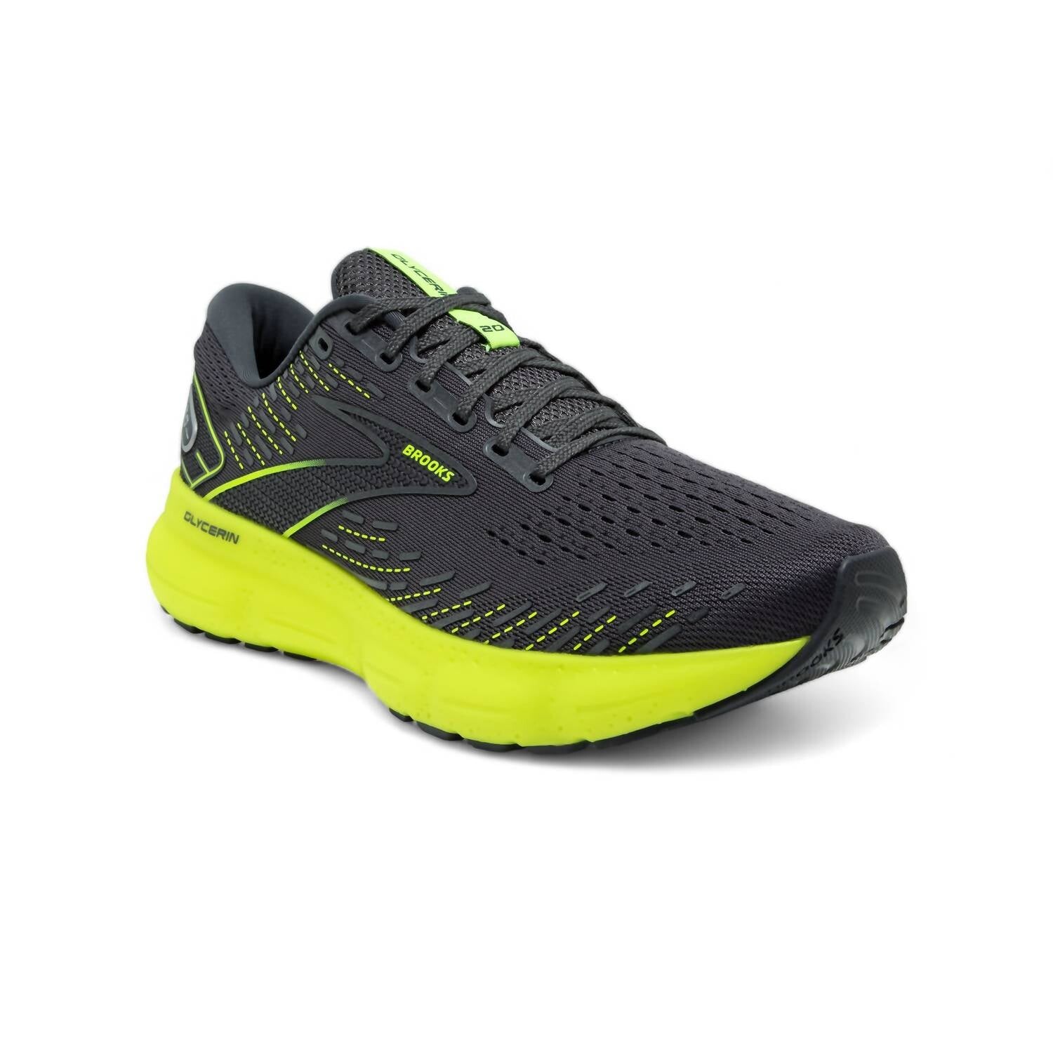 

Мужские кроссовки Glycerin 20 черного дерева/ночная жизнь Brooks