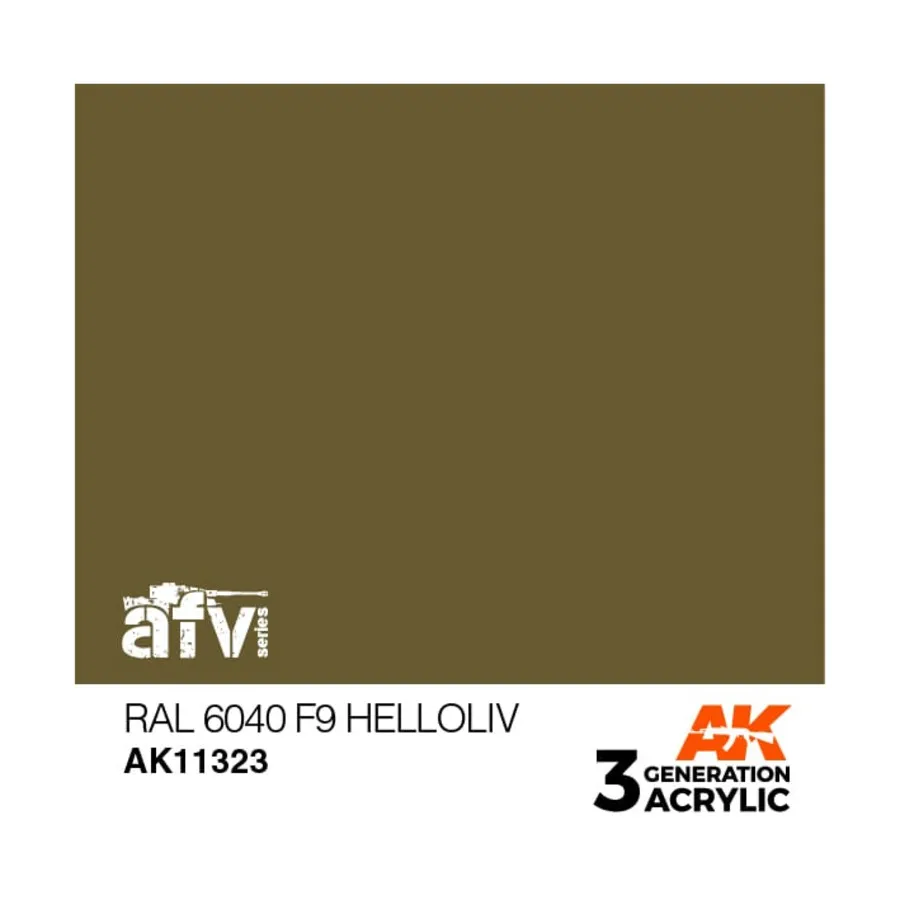 

RAL 6040 F9 Хеллолив, 3rd Gen Acrylic - AFV