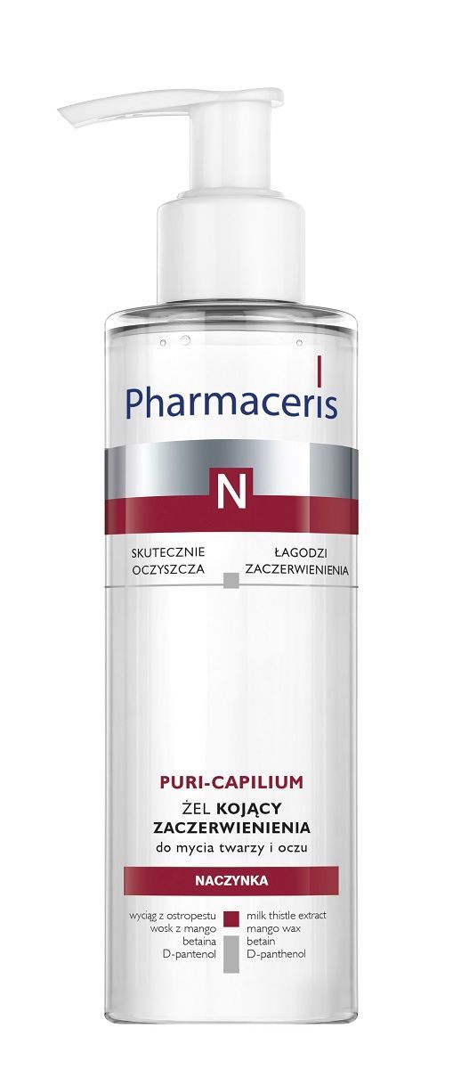 Pharmaceris N Puri-Capilium гель для лица, 190 ml pharmaceris t sebo almond claris cleasing solution 190 ml