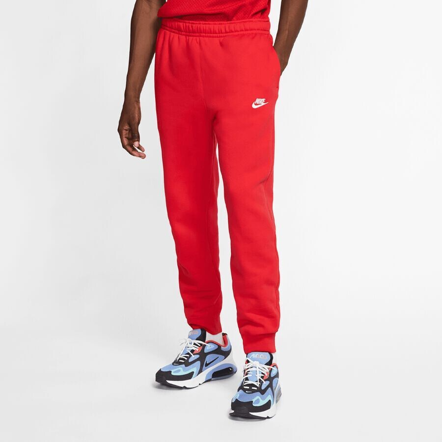 

Спортивная одежда Club Флисовые джоггеры NIKE, цвет university red/university red/white