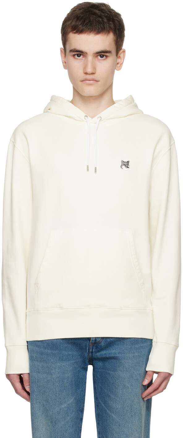 

Толстовка Off-White с головой лисы Maison Kitsune