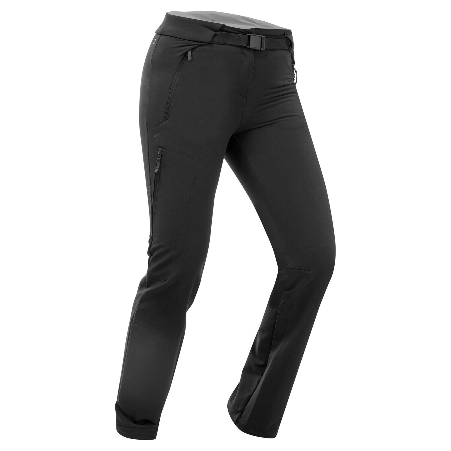 

Теплые водоотталкивающие походные брюки Decathlon — Sh500 Mountain Quechua, черный