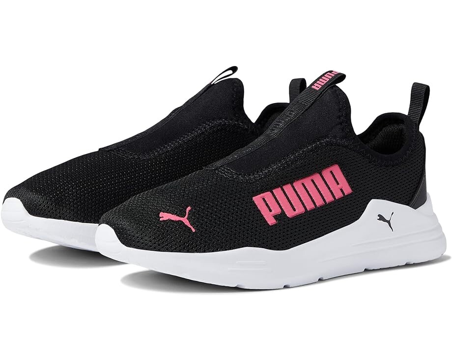 Кроссовки PUMA Wired Run Rapid Slip-On, цвет Puma Black/Sunset Pink кроссовки wired run rapid slip on puma цвет chalk pink puma white puma silver