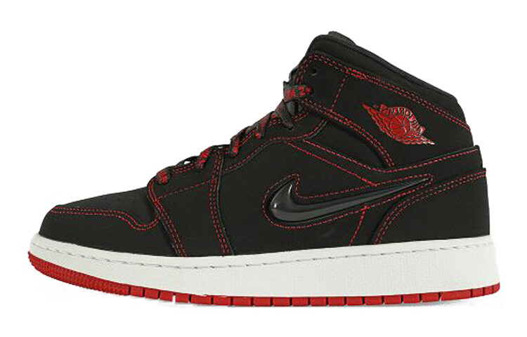 

Кроссовки Jordan 1 Mid SE Come Fly With Me (GS) Черный/Тренировочный Красный