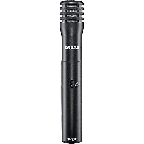 Конденсаторный микрофон Shure SM137-LC shure mv5 dig настольный цифровой конденсаторный микрофон для записи на компьютер и мобильные устройства с гнездом для наушнико