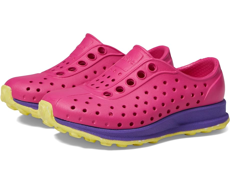 цена Кроссовки Native Shoes Robbie, цвет Radberry Pink/Ultra Violet/Morning Speckle Rubber