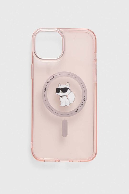 

Чехол для iPhone 15 Plus/14 Plus 6,7 дюйма Karl Lagerfeld, розовый
