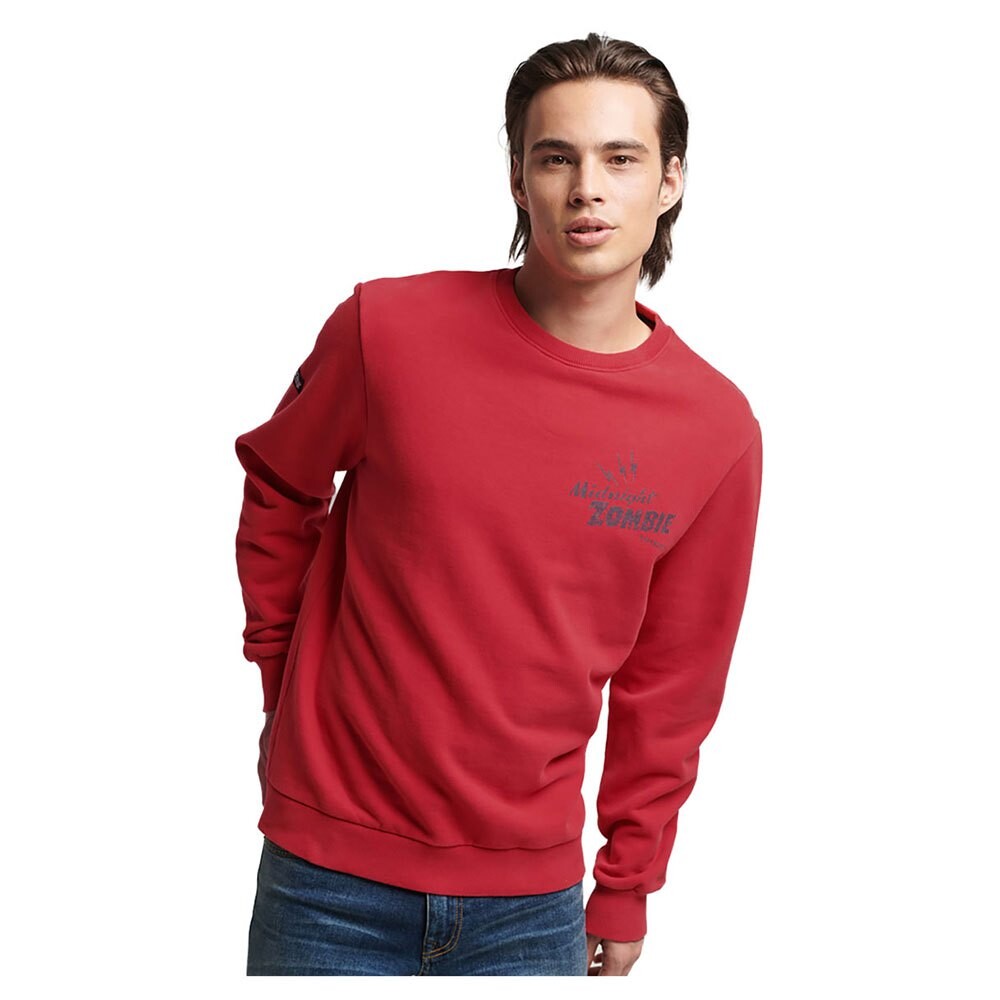 

Толстовка Superdry Vintage Crossing Lines Bk, красный