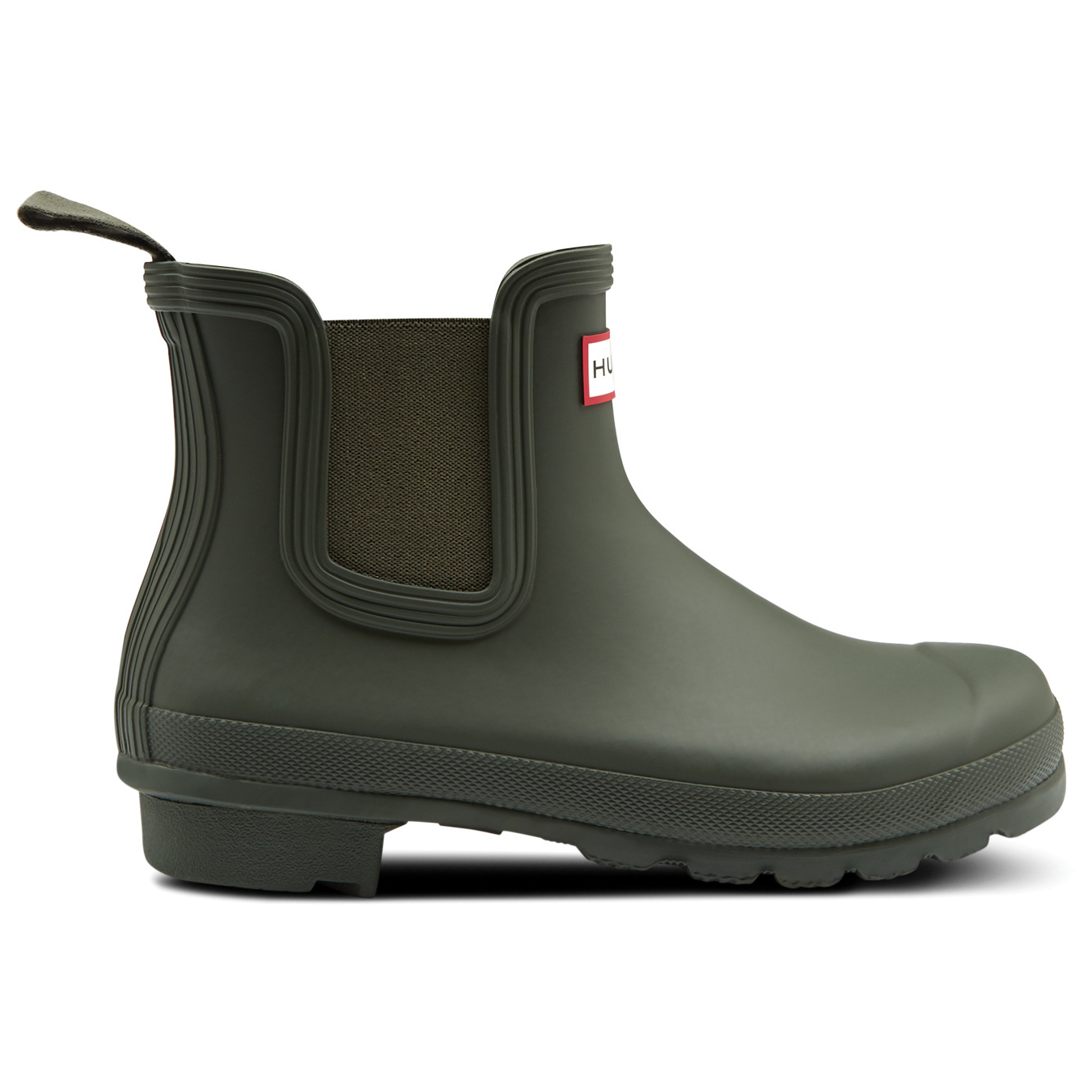 Резиновые сапоги Hunter Boots Original Chelsea, цвет Dark Olive цена и фото