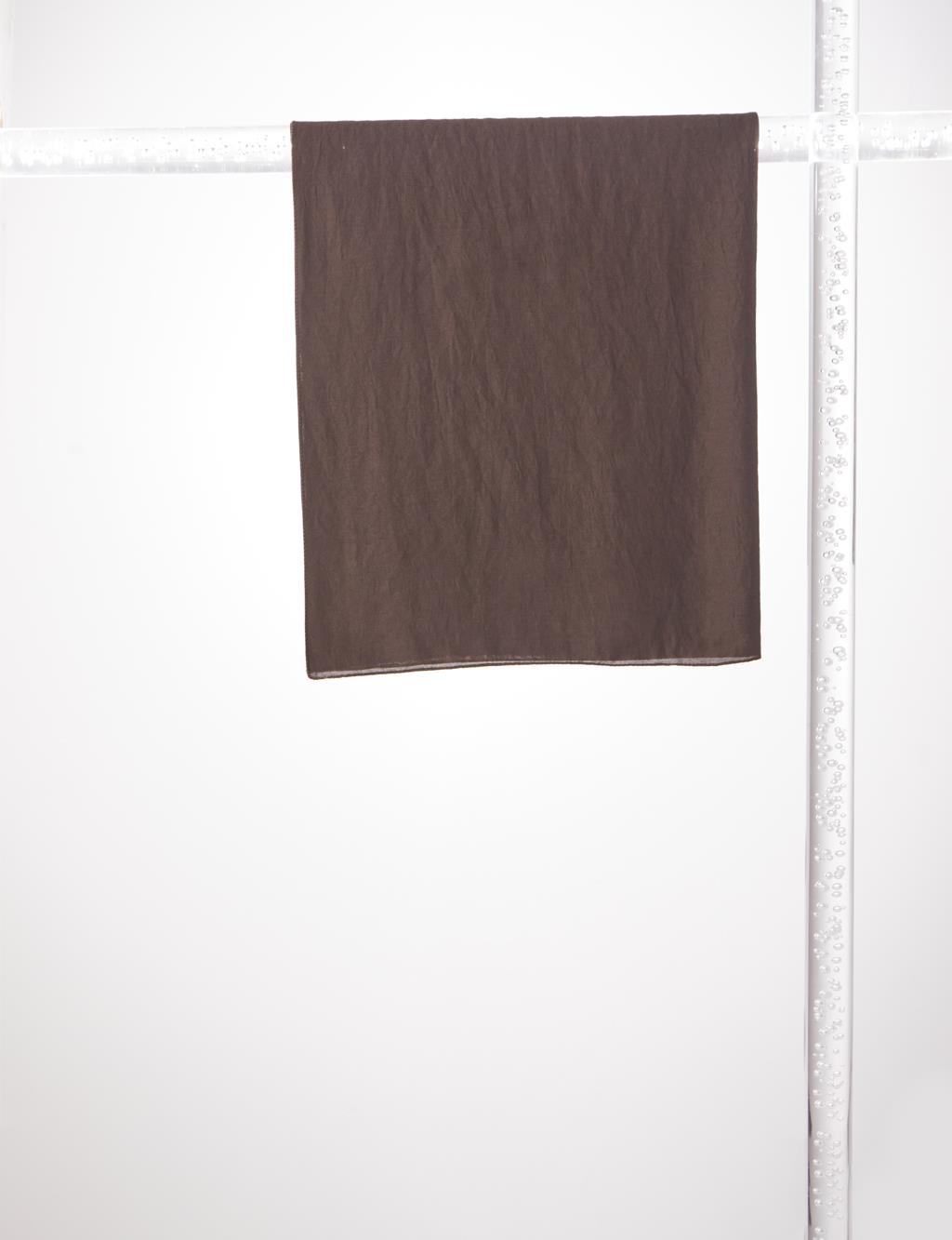 Мягкая шаль Crash Темно-коричневый Kayra