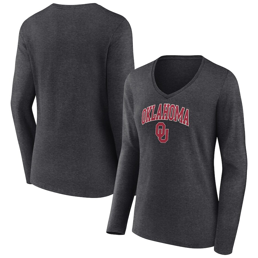 

Футболка с длинным рукавом Fanatics Branded Oklahoma Sooners, угольный