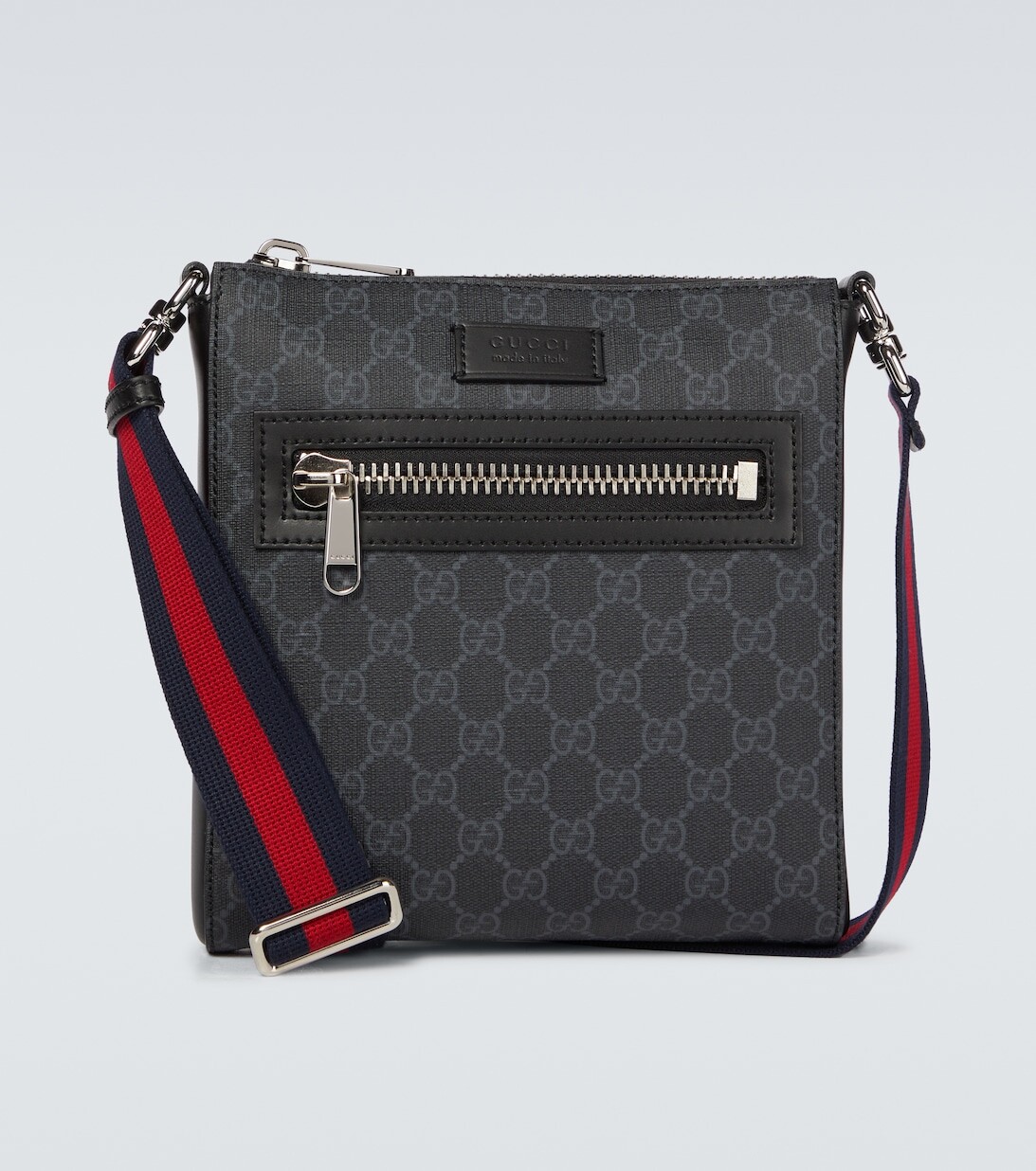 

Сумка-мессенджер с логотипом GG Supreme Gucci, черный