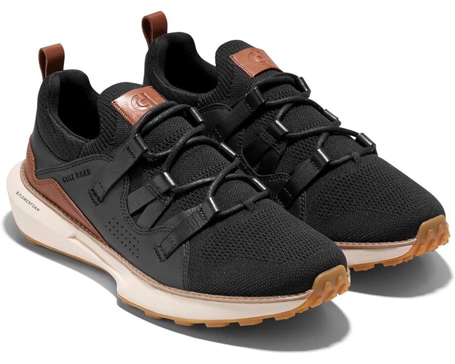 

Кроссовки Cole Haan Grand Motion Stitchlite II, цвет Black/British Tan/Ivory