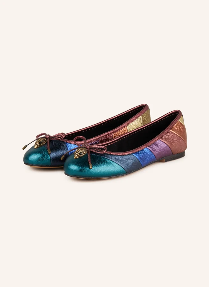 

Балетки с драгоценными камнями Kurt Geiger, синий