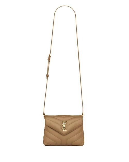 

Стеганое плечо через плечо Loulou Toy Saint Laurent, цвет Brown