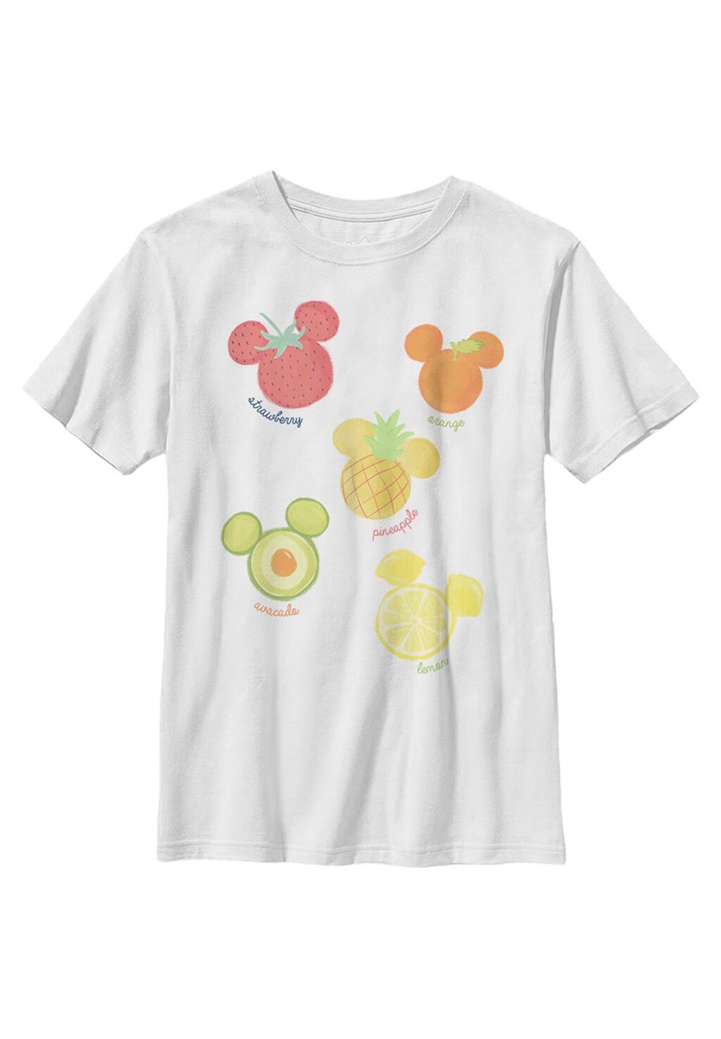 

Футболка с принтом Mickey Classic Assorted Fruit Disney, белый