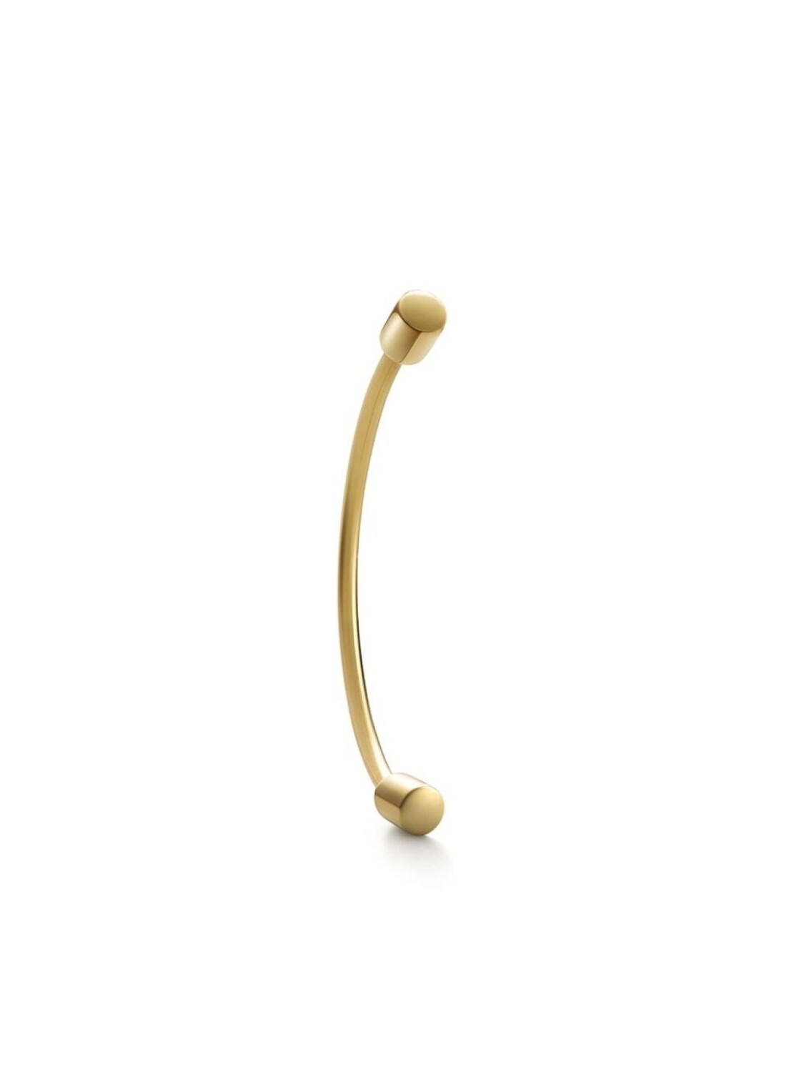 

Серьга Twist Curl из желтого золота Shihara, золотой