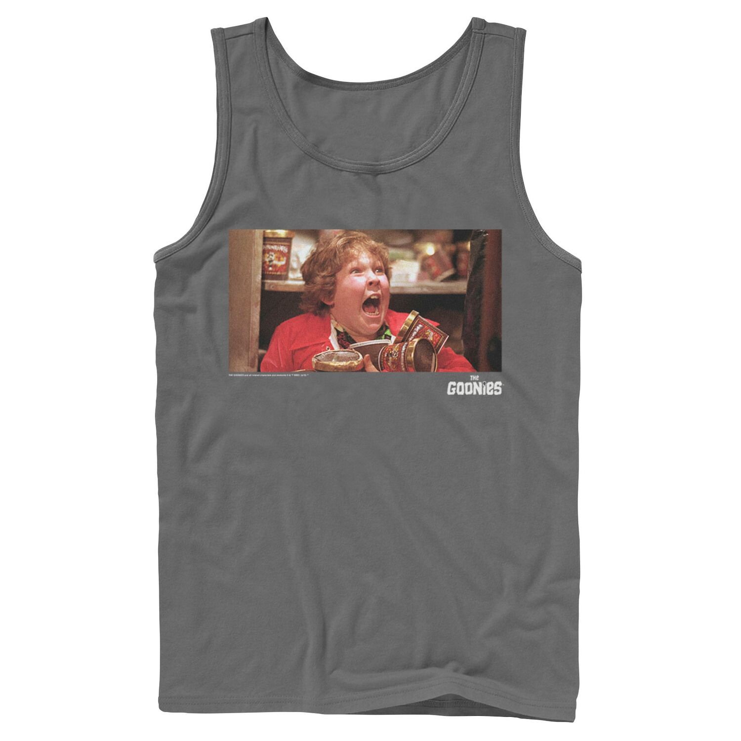 

Мужская майка с портретом The Goonies Chunk Snack Time Licensed Character