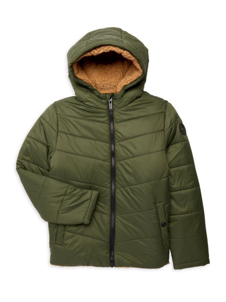 

Пуховик средней плотности для мальчиков Michael Michael Kors, цвет Dark Loden