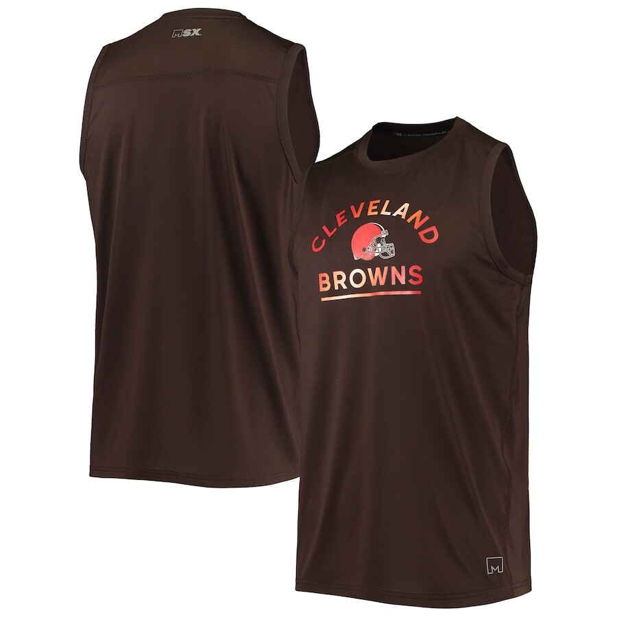 

Майка MSX by Michael Strahan Cleveland Browns, коричневый