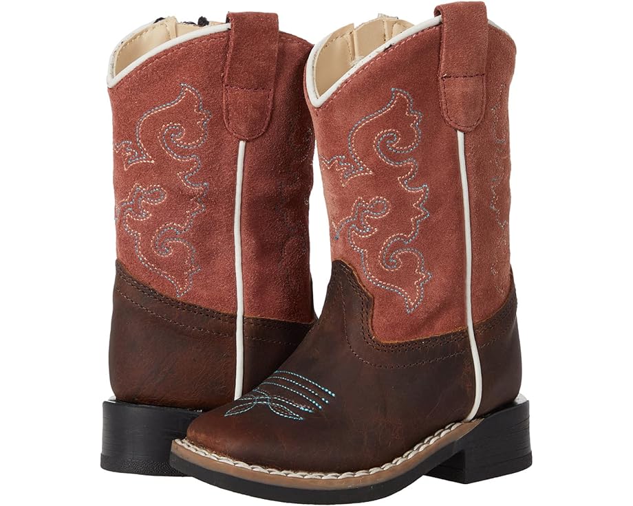 Ботинки Old West Boots Jill, цвет Rugby Brown Foot/Rusty Suede Shaft