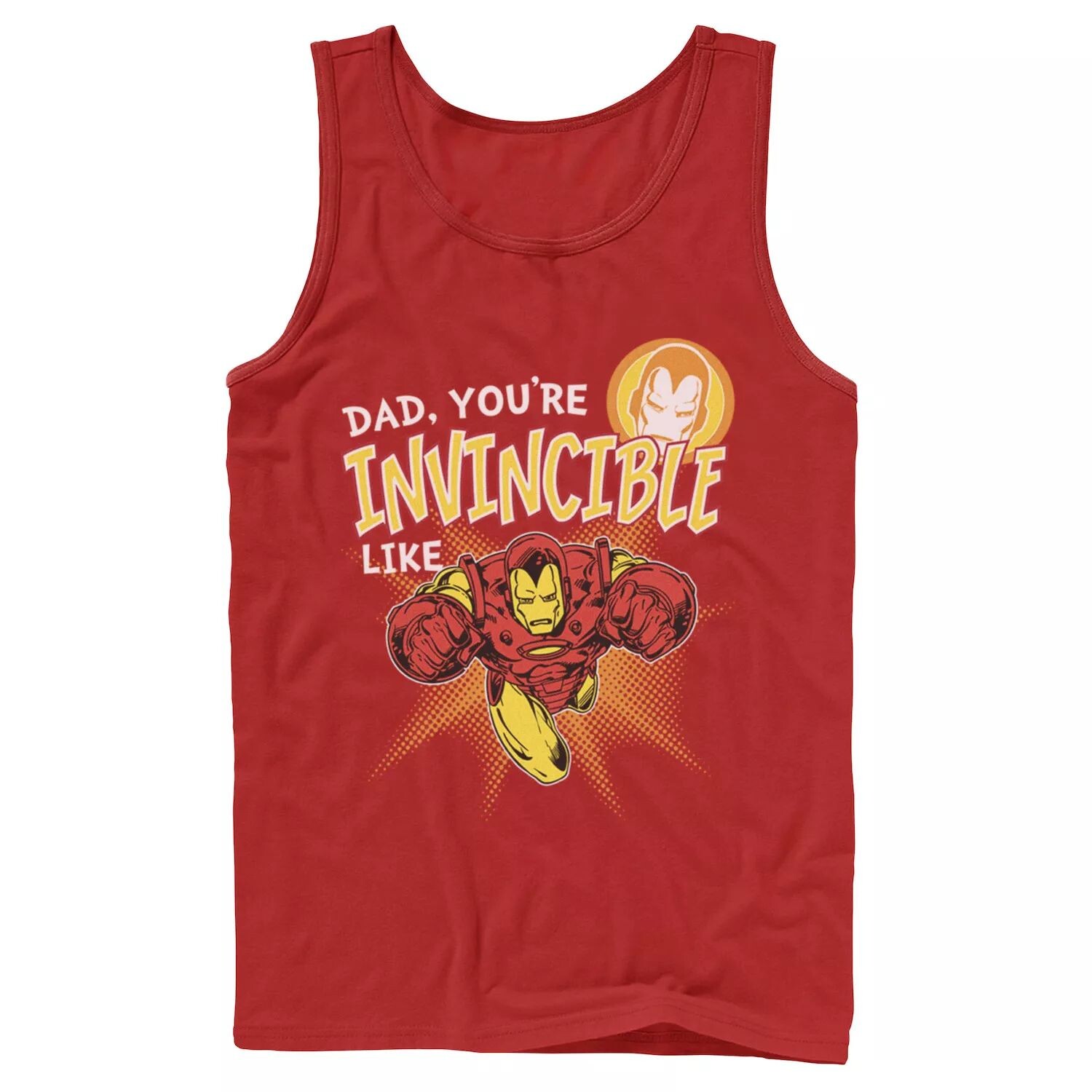 

Мужская майка Marvel Iron Man Invincible Dad на День отца