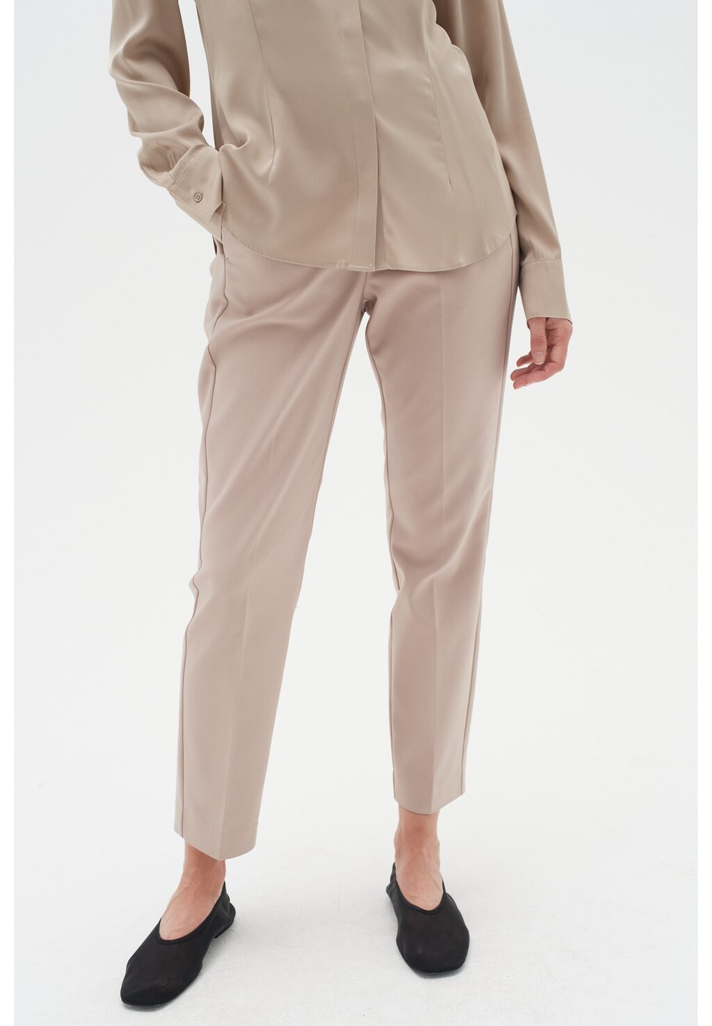 

Брюки ZELLAIW FLAT InWear, цвет mocha grey